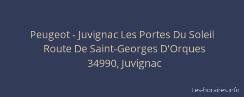 Peugeot - Juvignac Les Portes Du Soleil
