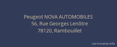 Peugeot NOVA AUTOMOBILES