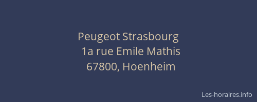 Peugeot Strasbourg