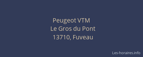 Peugeot VTM