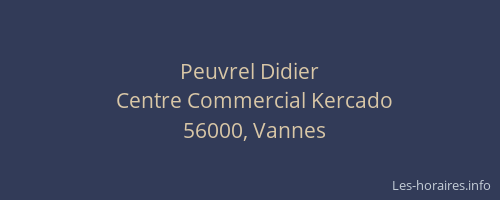 Peuvrel Didier