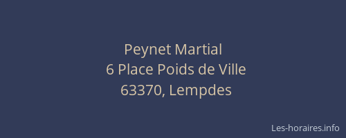Peynet Martial