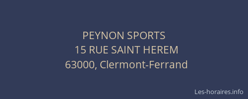 PEYNON SPORTS