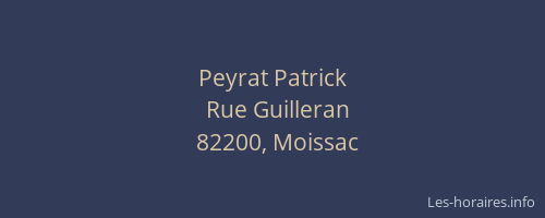 Peyrat Patrick