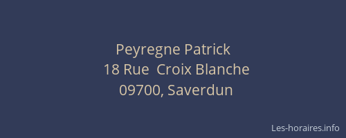 Peyregne Patrick