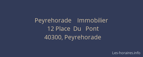 Peyrehorade    Immobilier