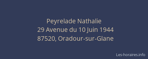 Peyrelade Nathalie