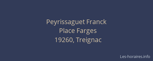 Peyrissaguet Franck