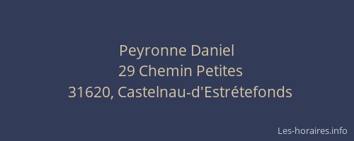 Peyronne Daniel