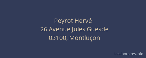 Peyrot Hervé