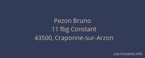 Pezon Bruno