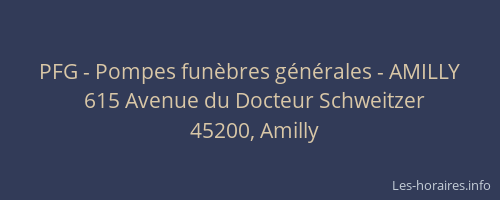 PFG - Pompes fun&egrave;bres g&eacute;n&eacute;rales - AMILLY