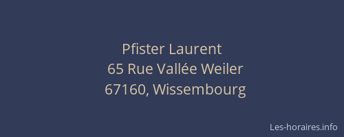 Pfister Laurent