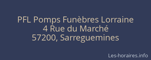PFL Pomps Funèbres Lorraine