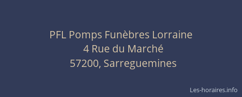PFL Pomps Funèbres Lorraine