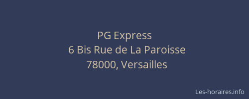 PG Express