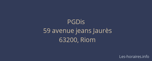 PGDis