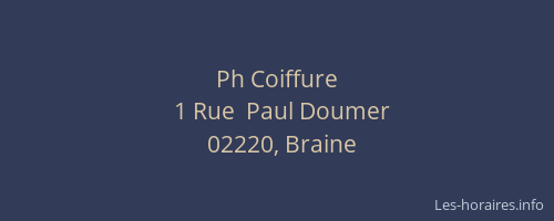 Ph Coiffure