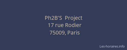 Ph2B'S  Project