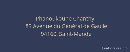 Phanoukoune Chanthy