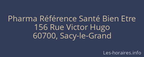 Pharma Référence Santé Bien Etre
