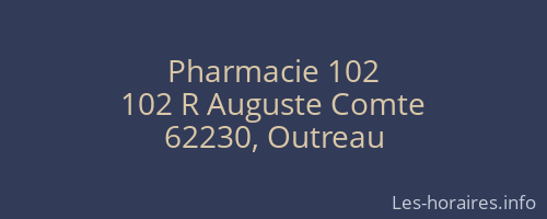 Pharmacie 102