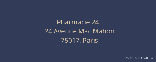 Pharmacie 24