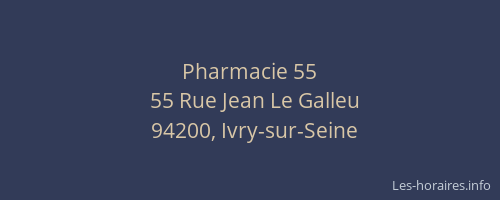 Pharmacie 55