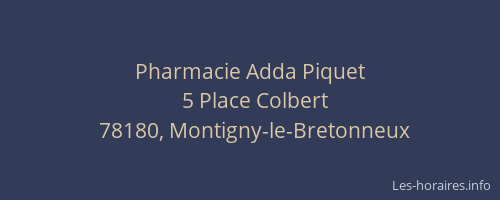Pharmacie Adda Piquet