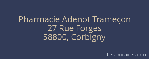 Pharmacie Adenot Trameçon