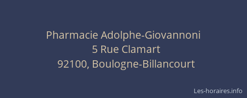Pharmacie Adolphe-Giovannoni