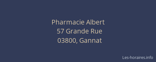 Pharmacie Albert