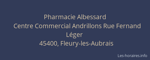 Pharmacie Albessard