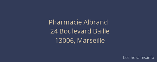 Pharmacie Albrand