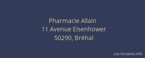 Pharmacie Allain