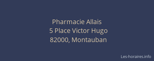 Pharmacie Allais