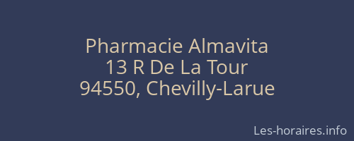 Pharmacie Almavita