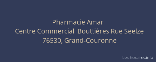 Pharmacie Amar