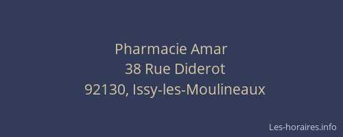 Pharmacie Amar