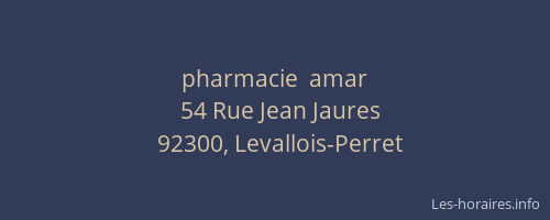 pharmacie  amar