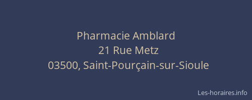 Pharmacie Amblard