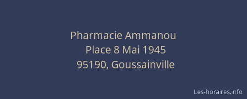 Pharmacie Ammanou