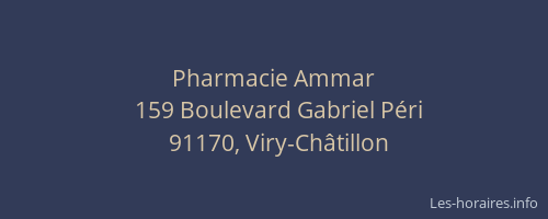 Pharmacie Ammar