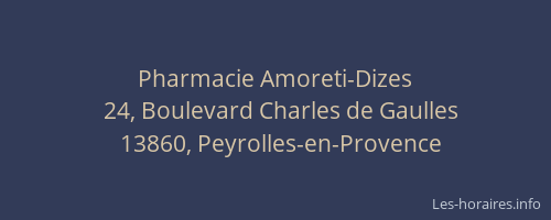 Pharmacie Amoreti-Dizes