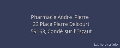 Pharmacie Andre  Pierre