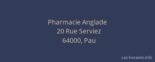 Pharmacie Anglade