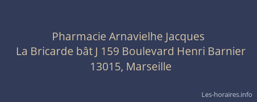 Pharmacie Arnavielhe Jacques