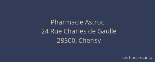 Pharmacie Astruc