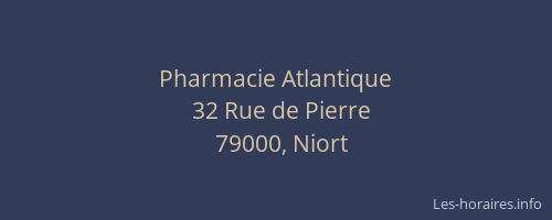 Pharmacie Atlantique
