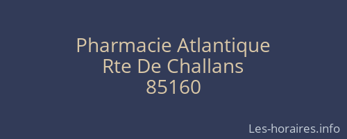 Pharmacie Atlantique